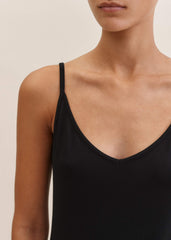 Black Fashion First Aid Slip Dress meandem