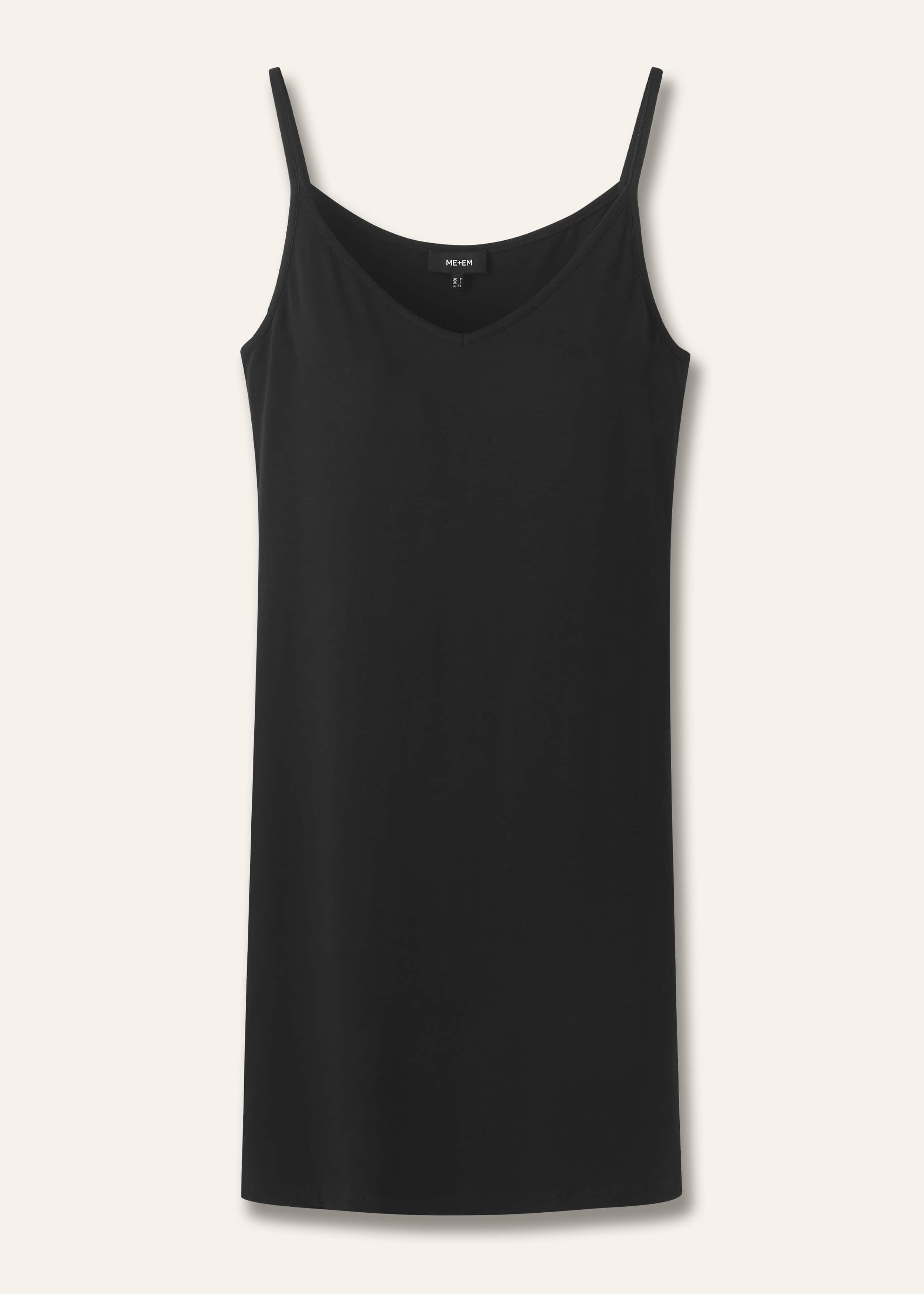 Black Fashion First Aid Slip Dress meandem