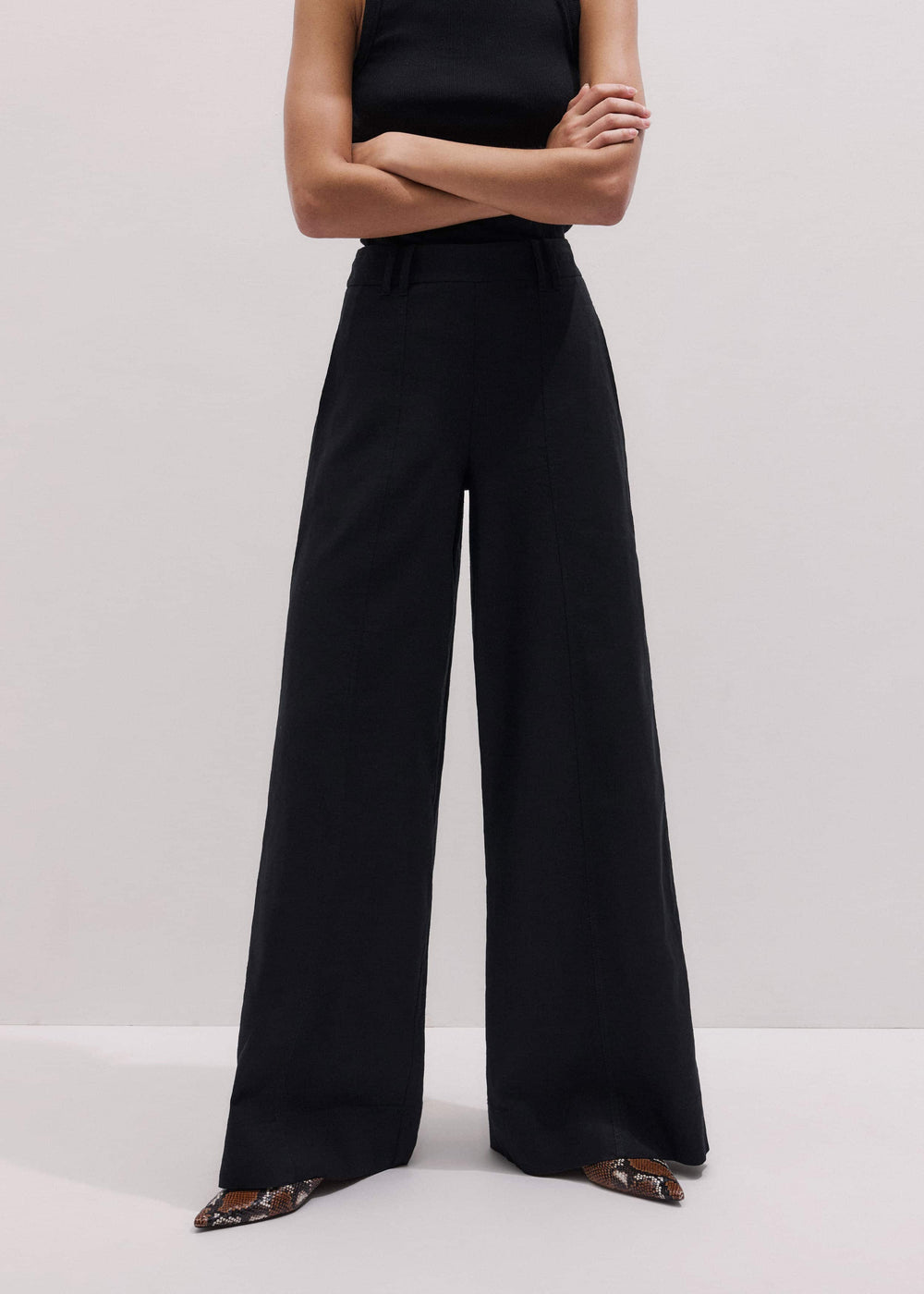 Black Wide-Leg Pant meandem