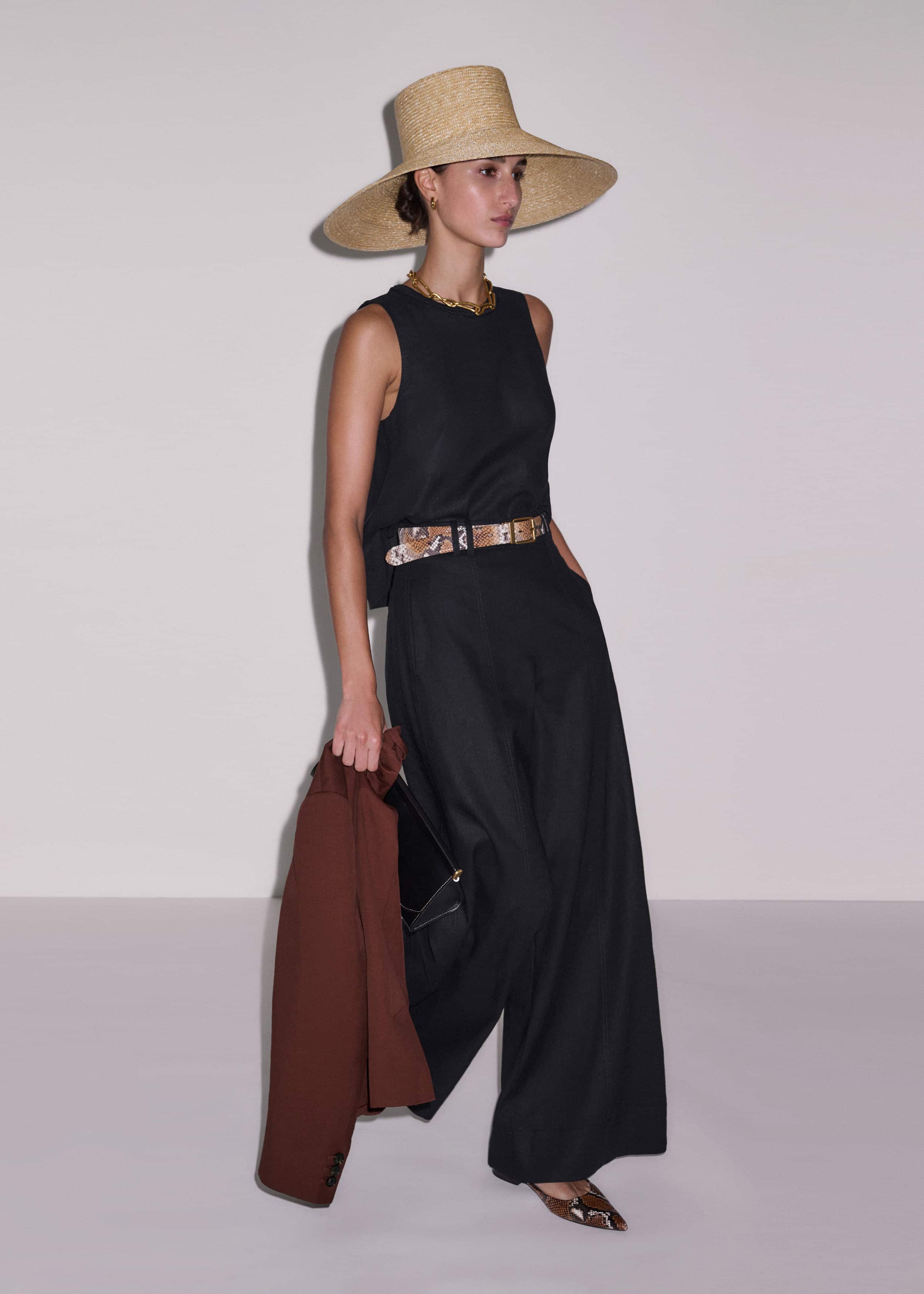 Black Wide-Leg Pant meandem