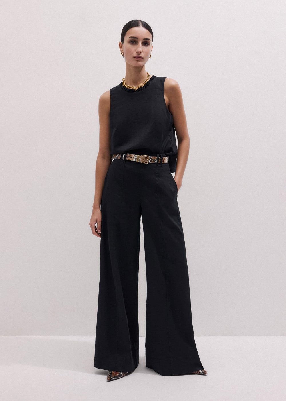 Black Wide-Leg Pant meandem