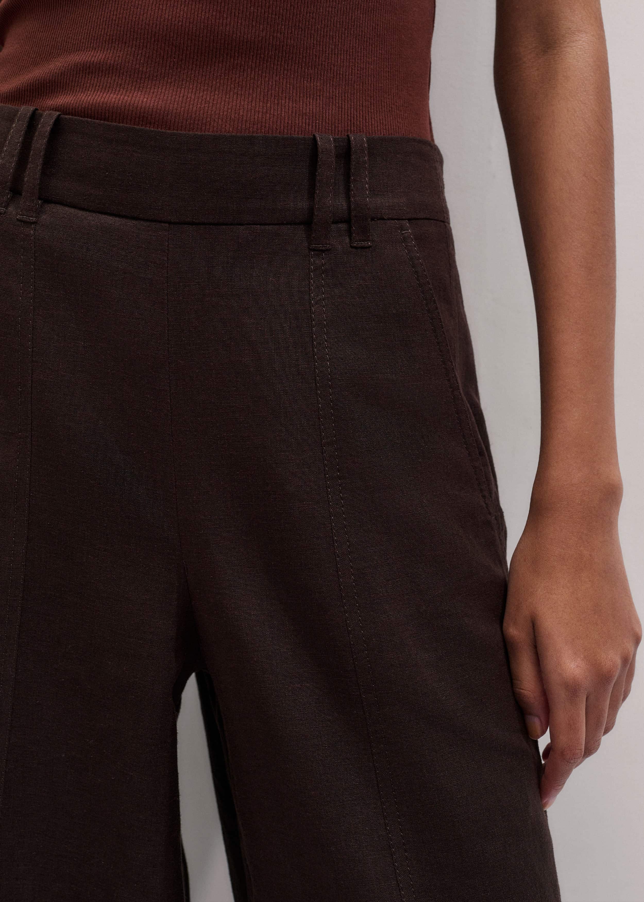 Brown Wide-Leg Pant meandem