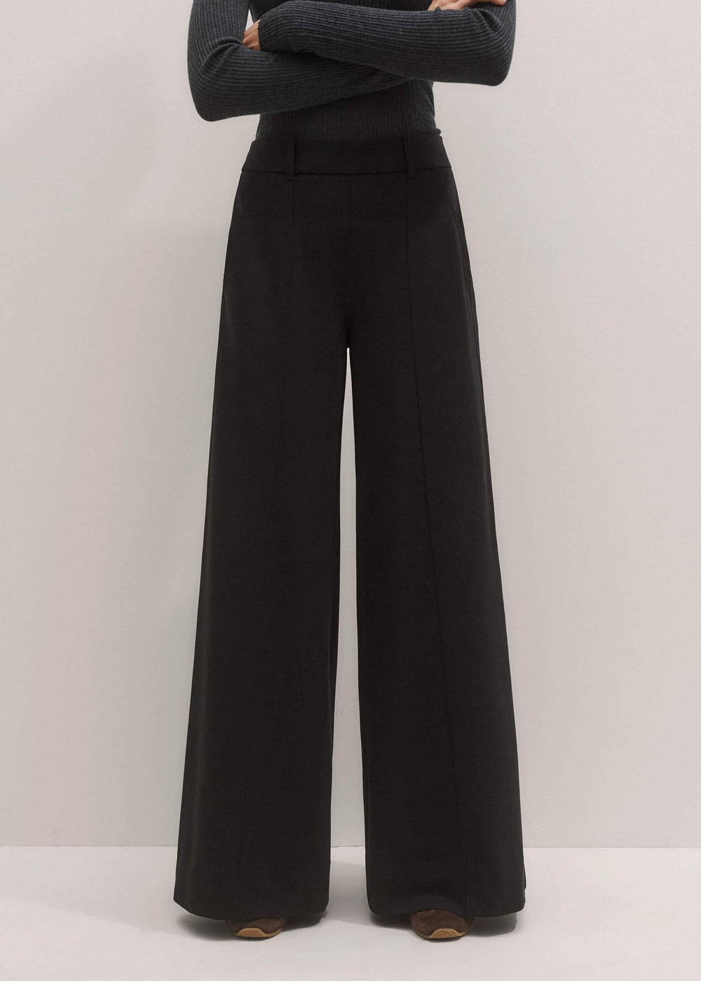 Black Wide-Leg Pant meandem