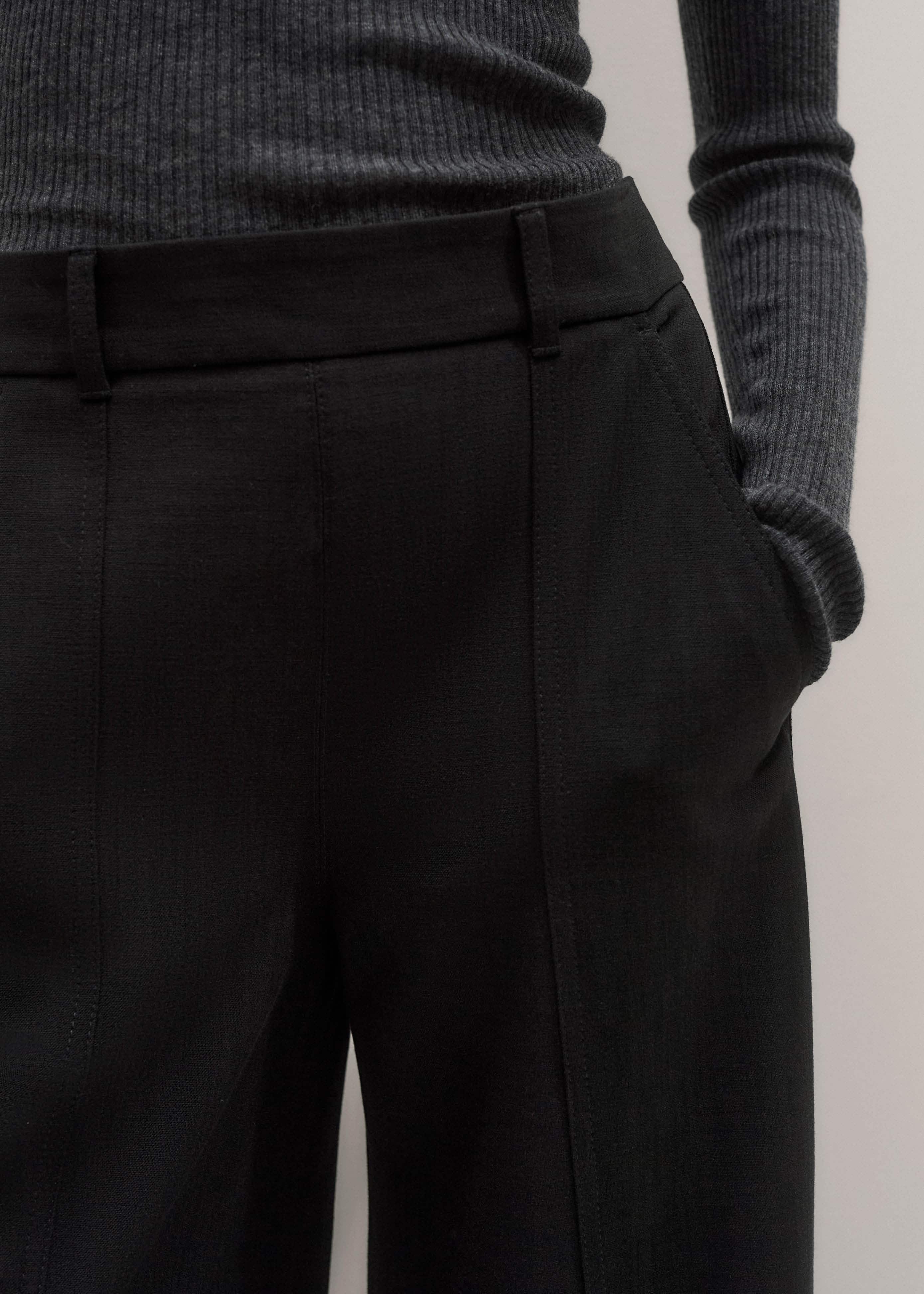 Black Wide-Leg Pant meandem