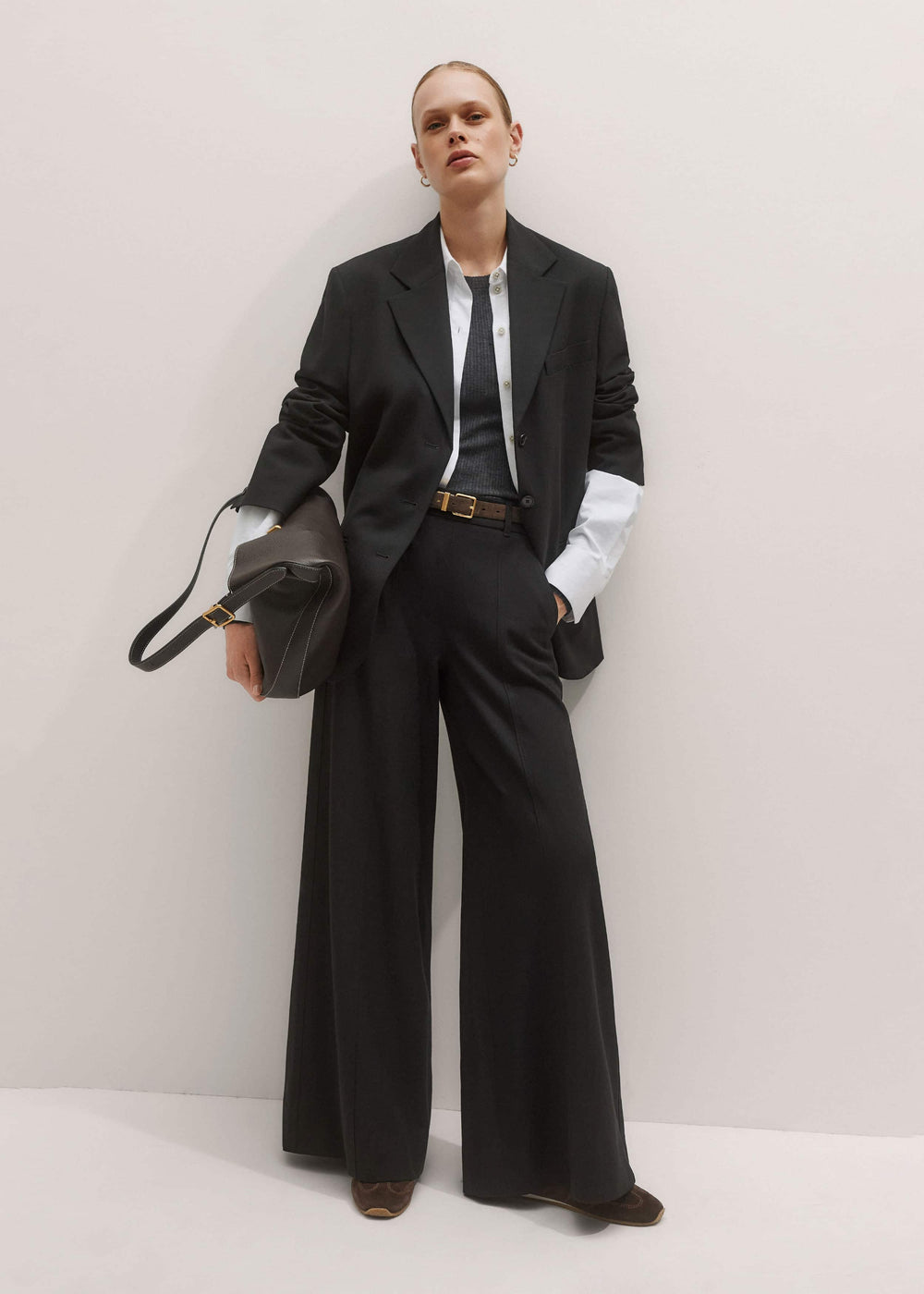 Black Wide-Leg Pant meandem