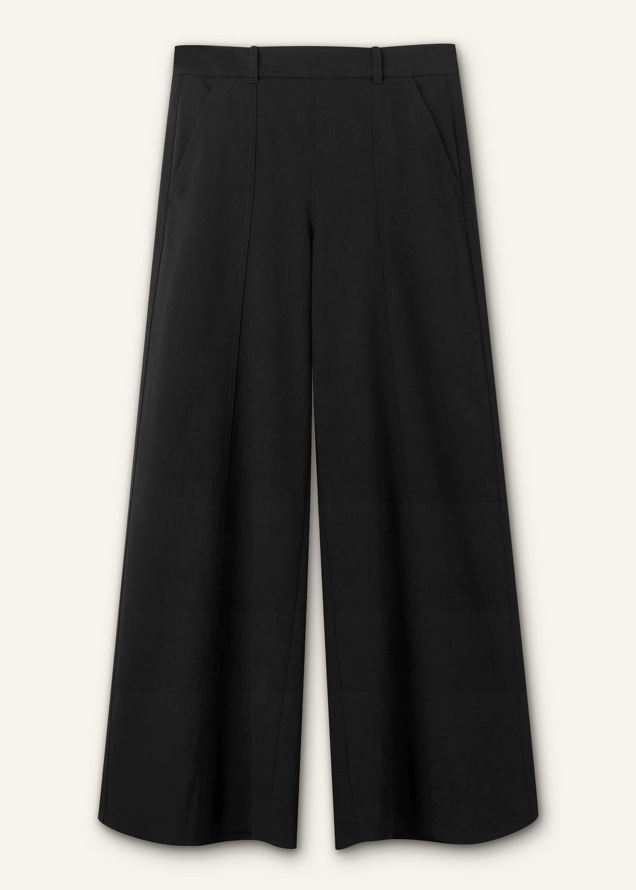 Black Wide-Leg Pant meandem