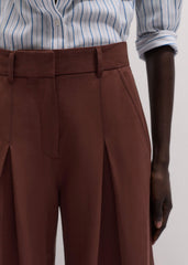 Cinnamon Brown Very Wide-Leg Pant meandem