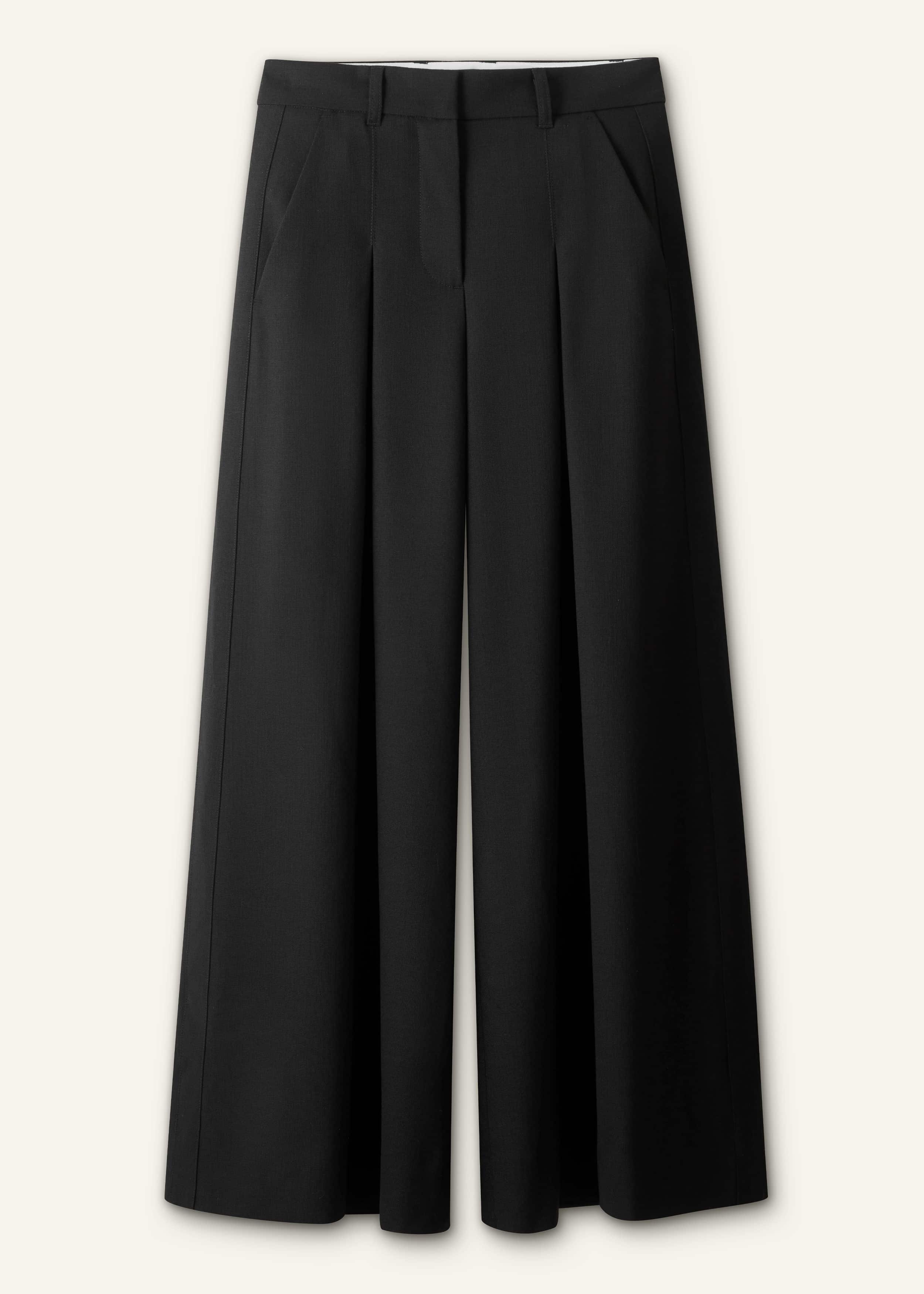 Black Very Wide-Leg Pant meandem
