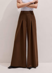 Walnut Brown Ultimate Very Wide-Leg Pant meandem