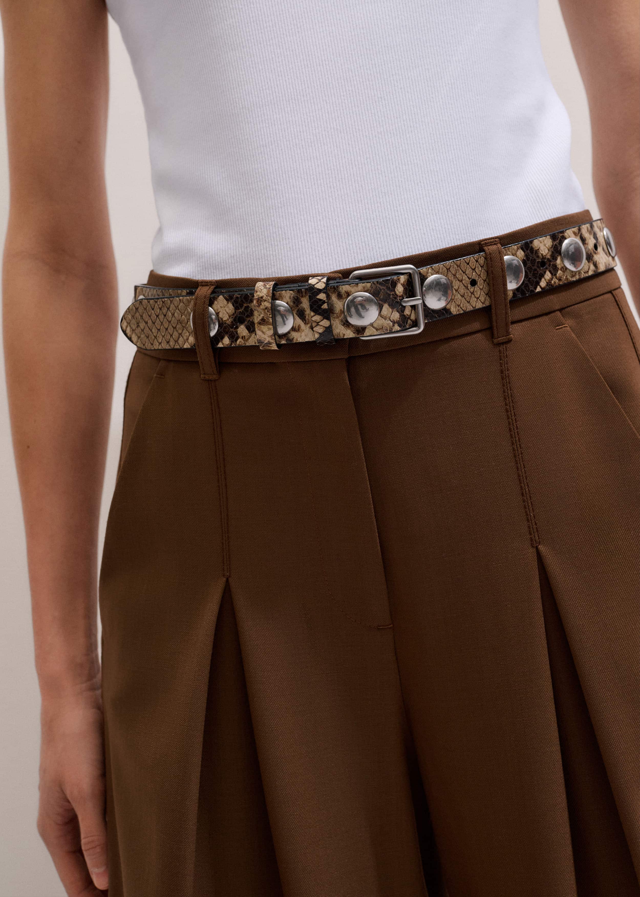 Walnut Brown Ultimate Very Wide-Leg Pant meandem