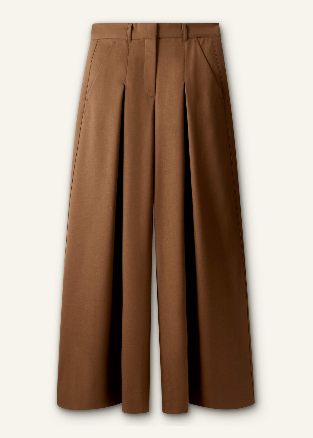 Walnut Brown Ultimate Very Wide-Leg Pant meandem