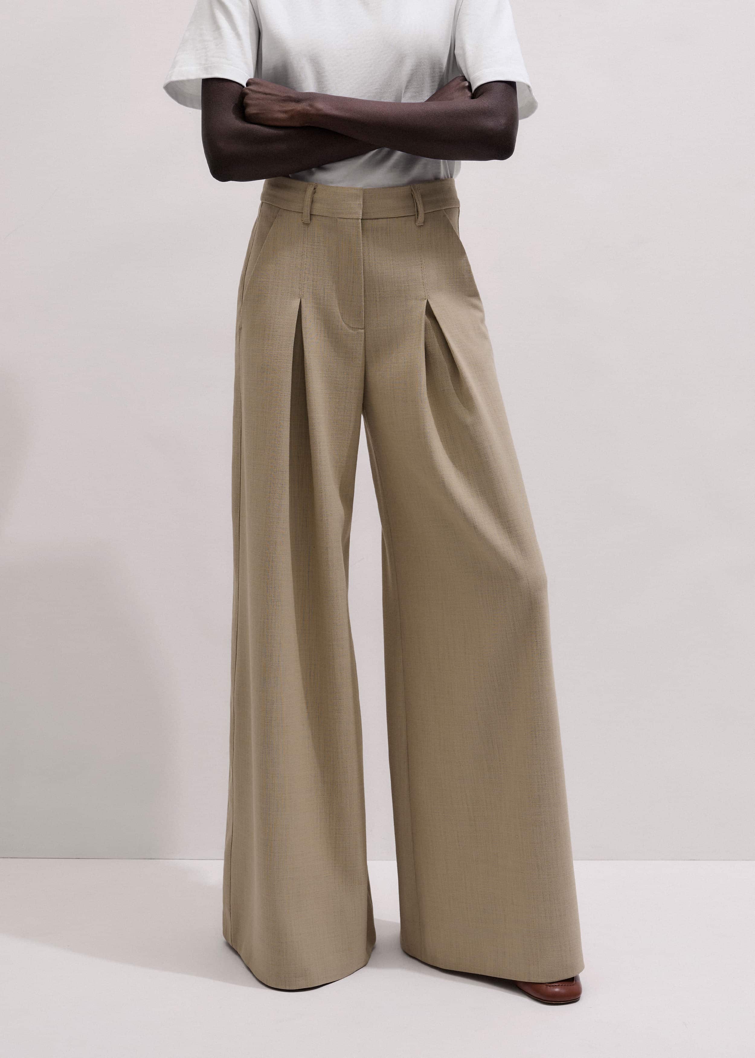 Sand Very Wide-Leg Pant meandem