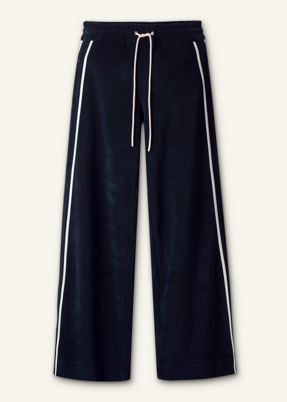 Navy Rib Trim Track Pant meandem