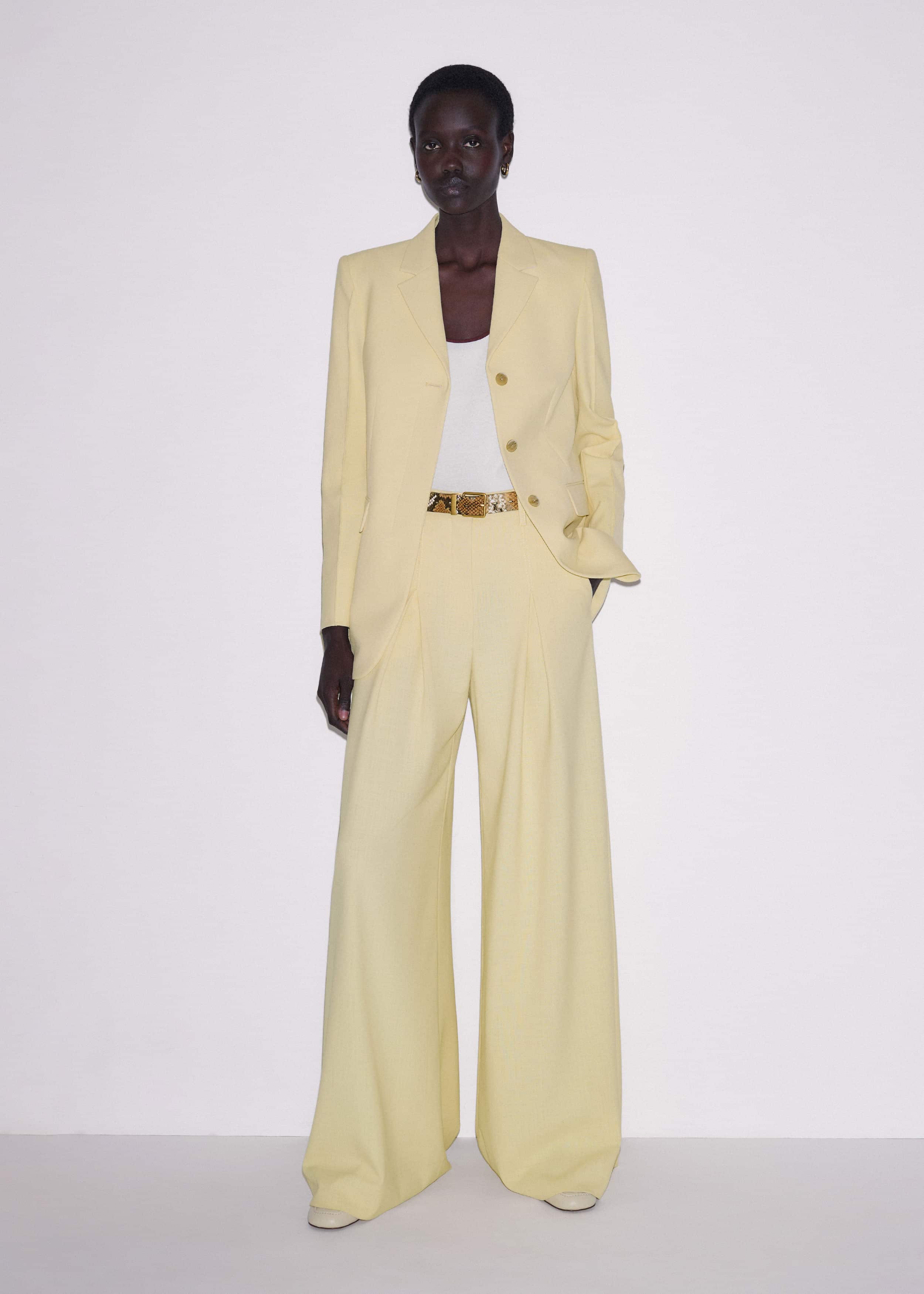 Yellow Very Wide-Leg Pant meandem