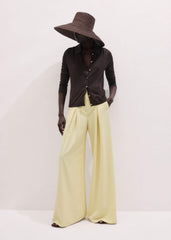 Yellow Very Wide-Leg Pant meandem