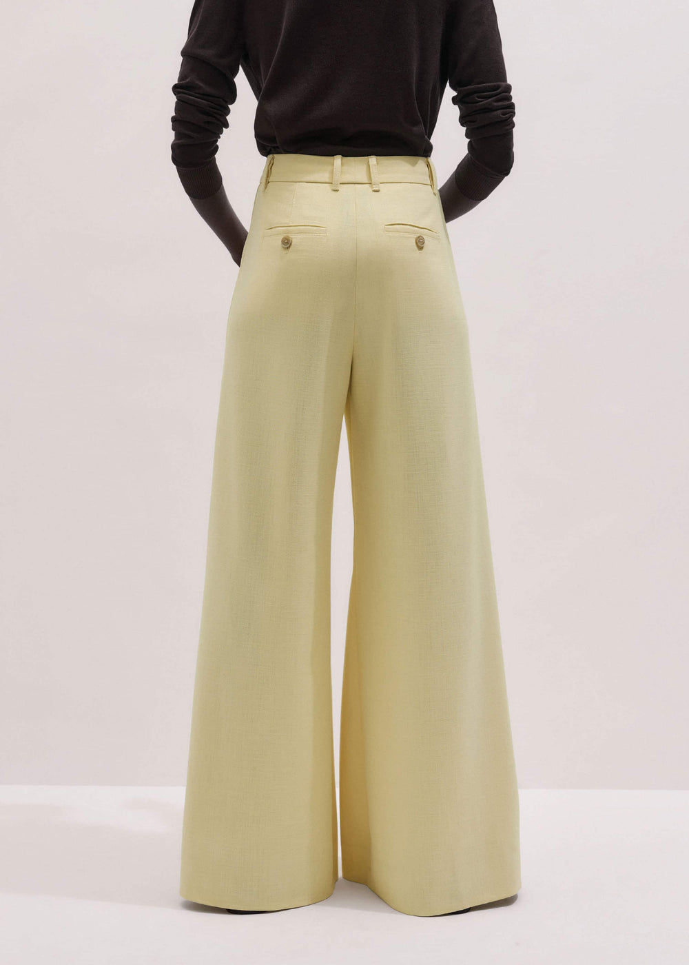 Yellow Very Wide-Leg Pant meandem