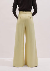 Yellow Very Wide-Leg Pant meandem
