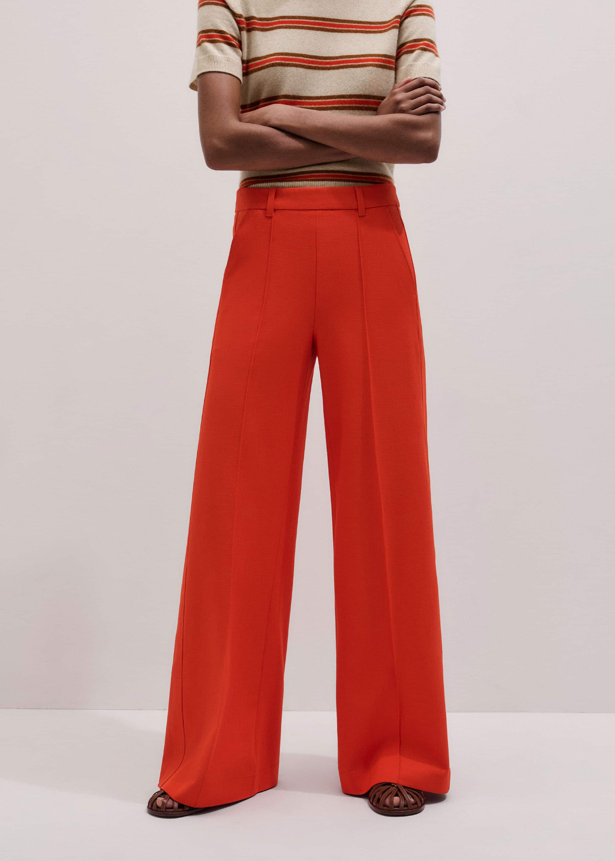 Orange Forever Wide-Leg Pant meandem