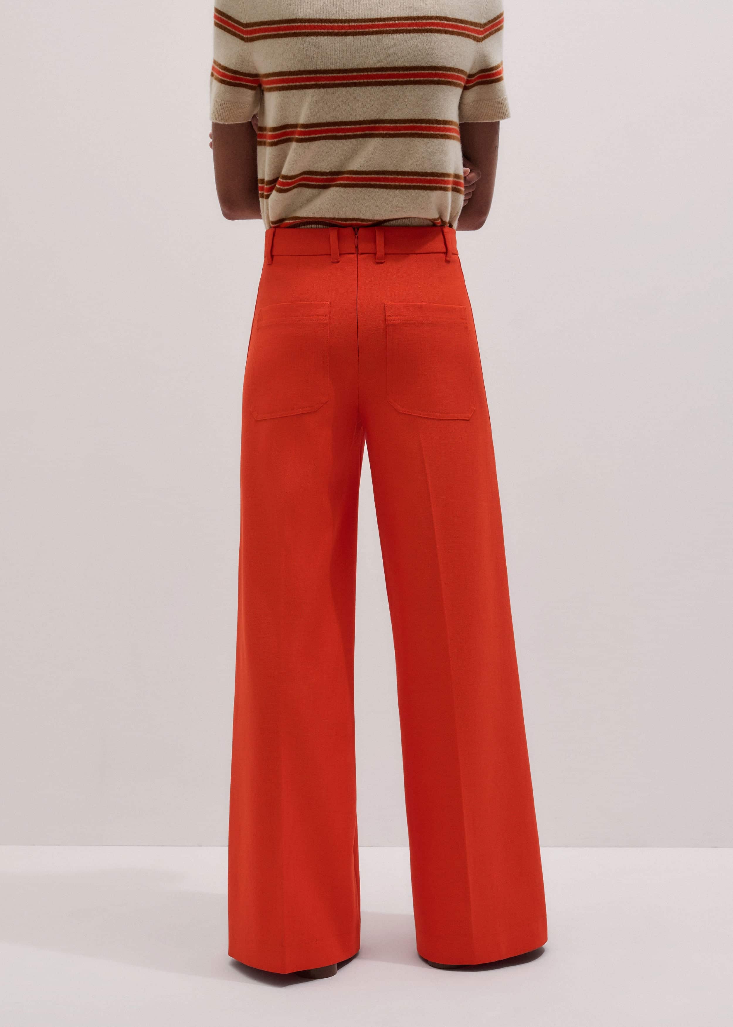 Orange Forever Wide-Leg Pant meandem