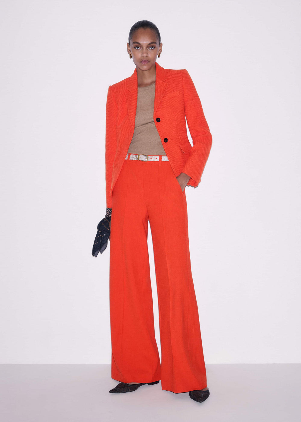 Orange Forever Wide-Leg Pant meandem