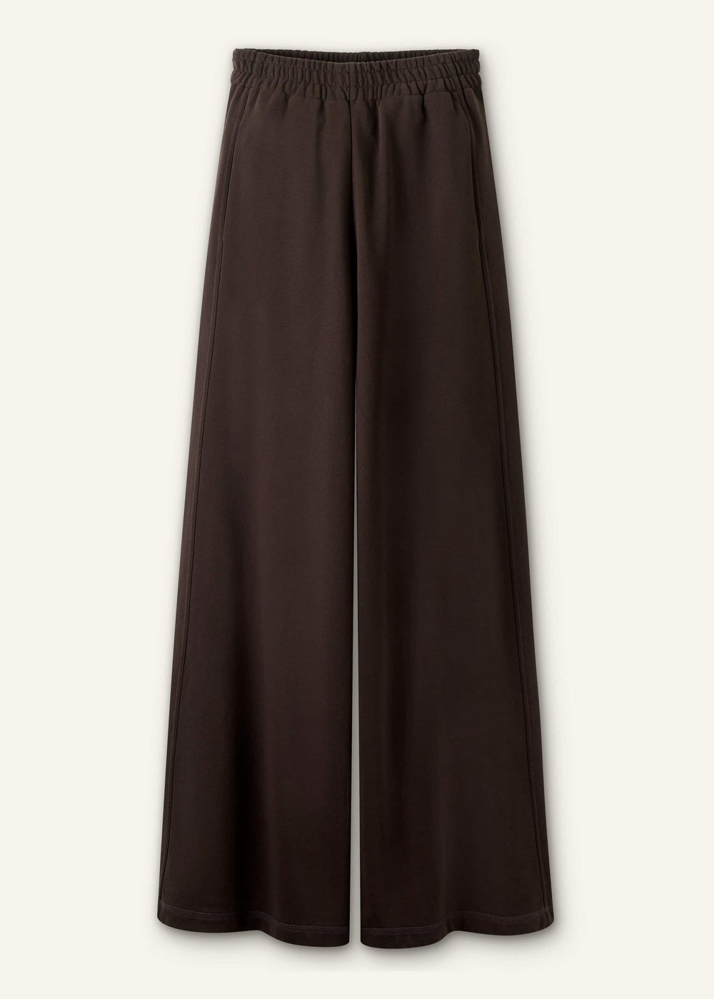 Brown Sweatshirt Wide-Leg Track Pant meandem