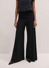 Black Super Wide Palazzo Pant meandem