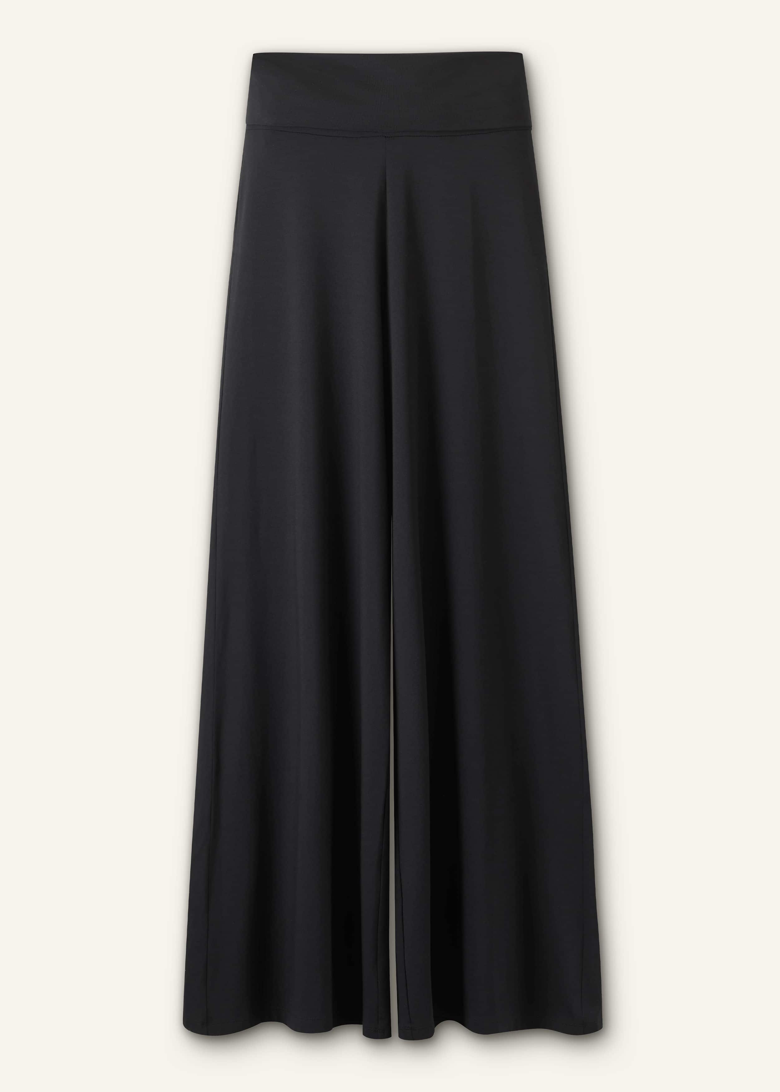 Black Super Wide Palazzo Pant meandem
