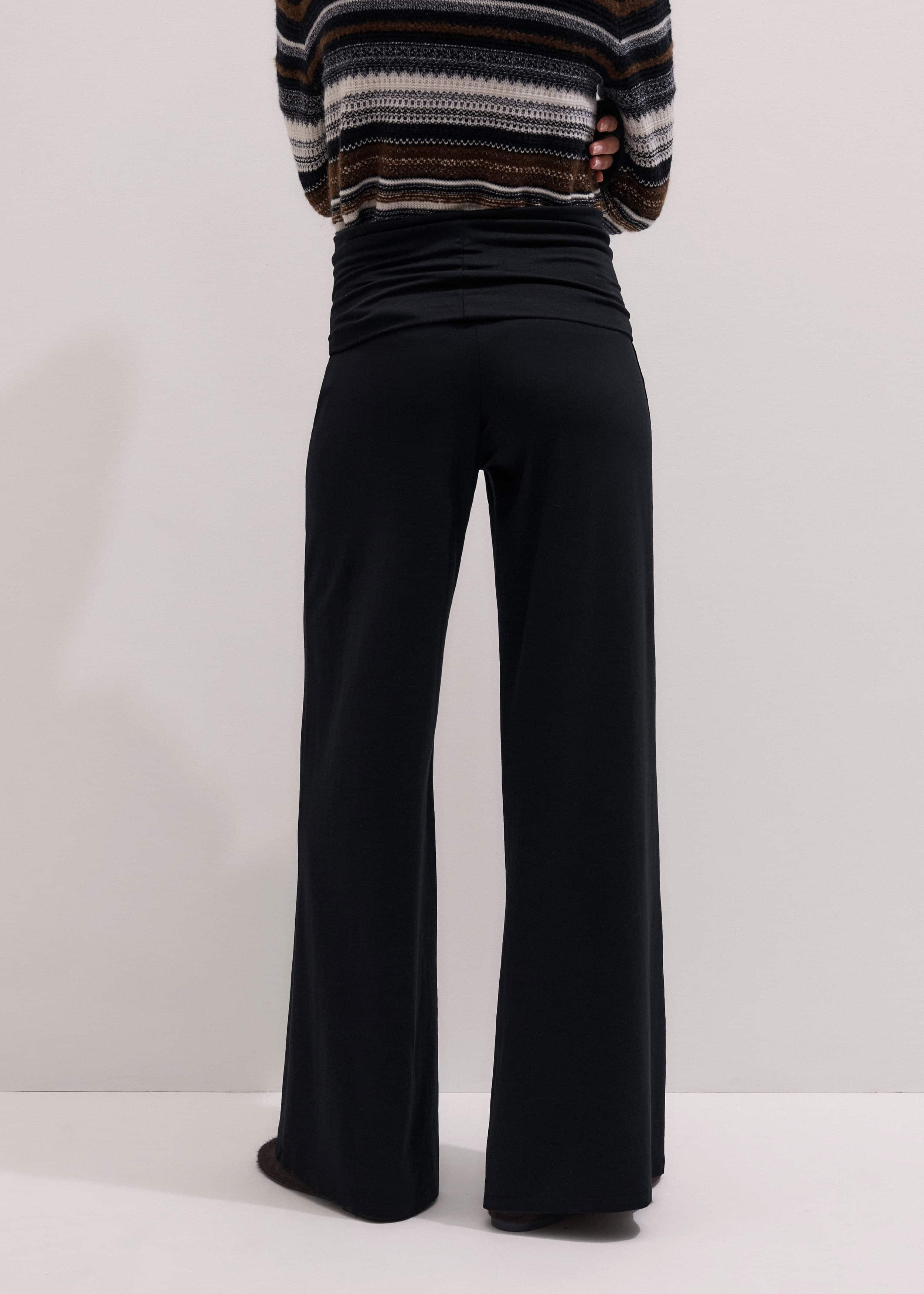 Black Icon Palazzo Pant meandem