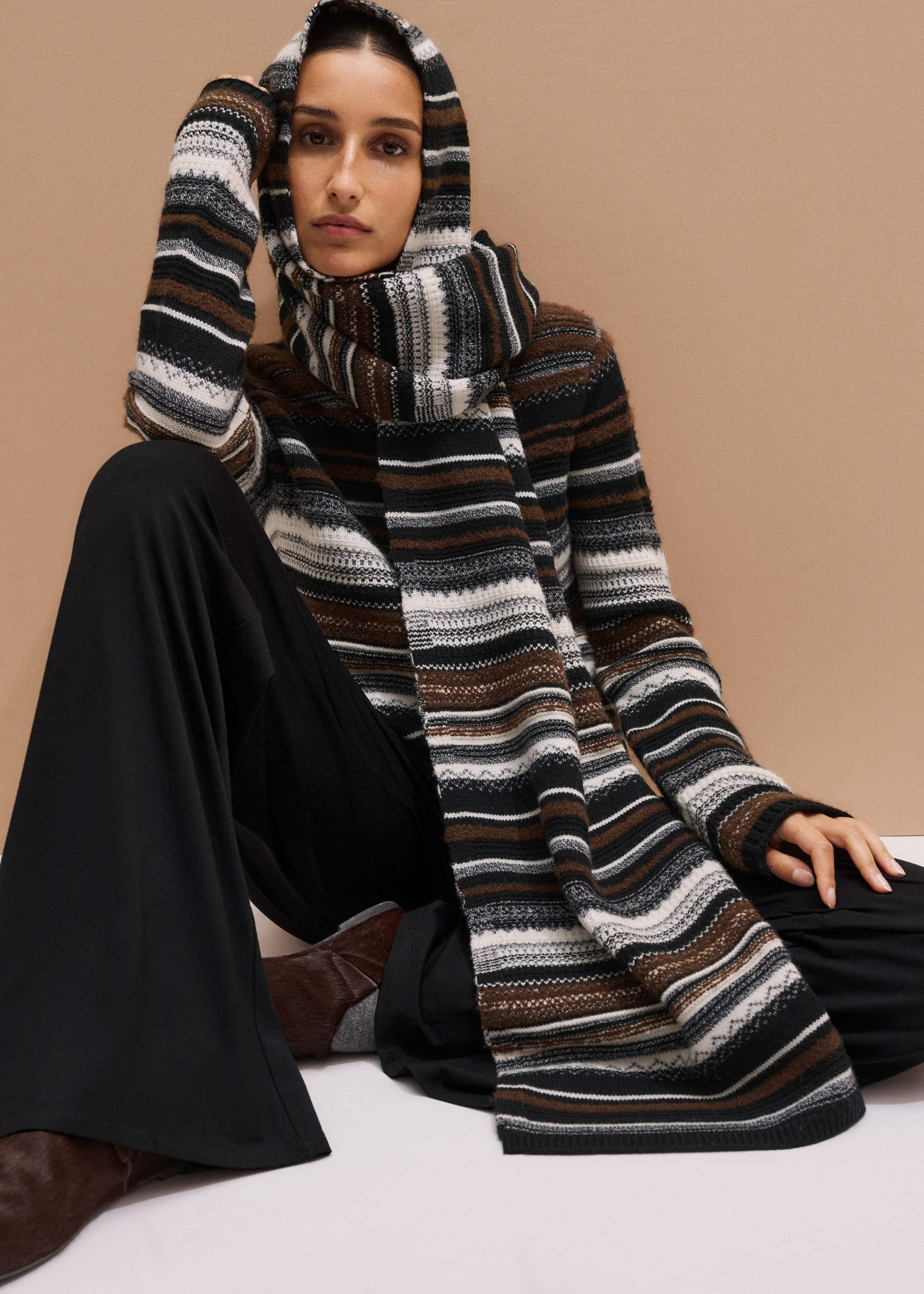 Black Icon Palazzo Pant meandem