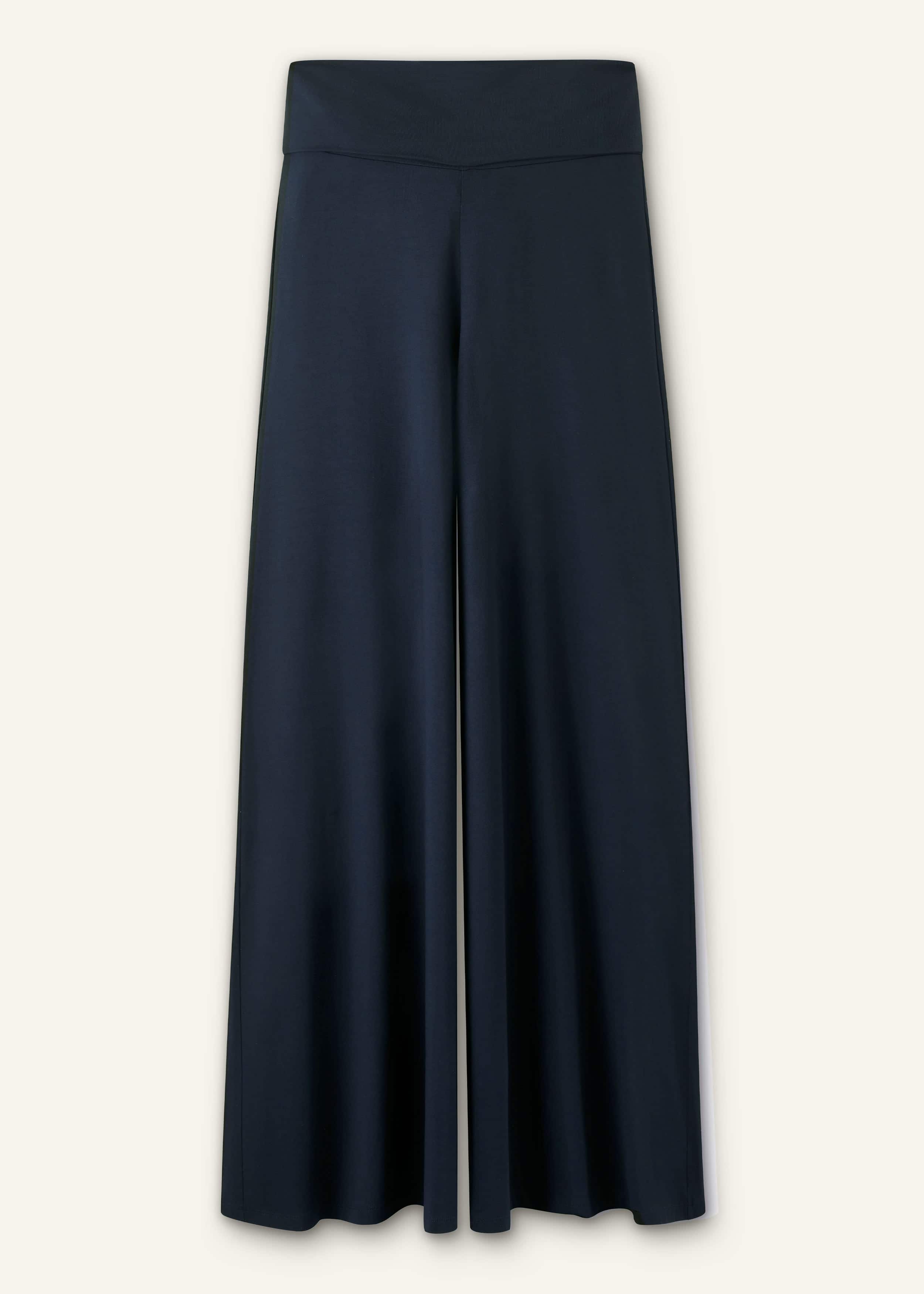 Navy Super Wide Palazzo Pant meandem