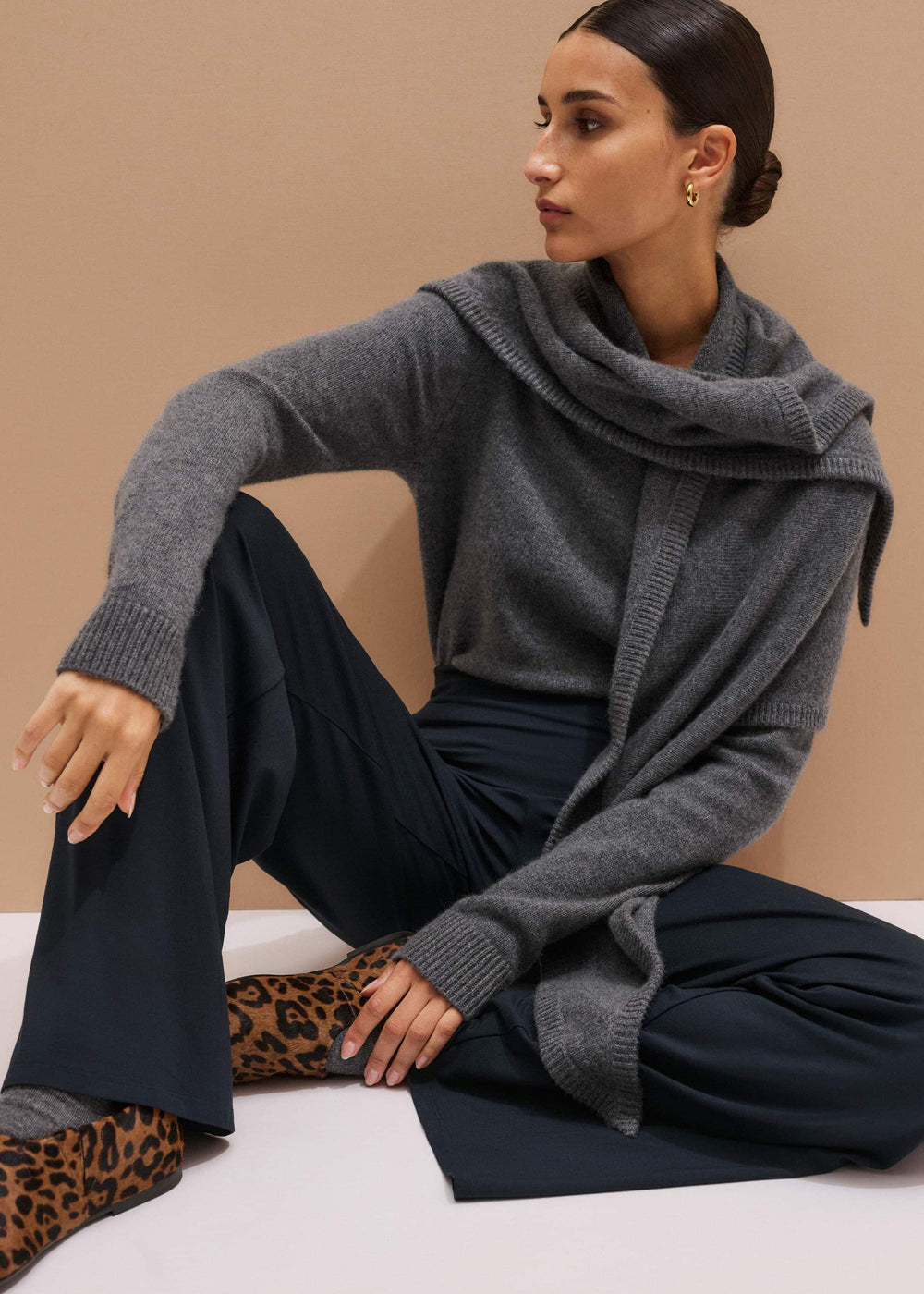 Navy Icon Palazzo Pant meandem