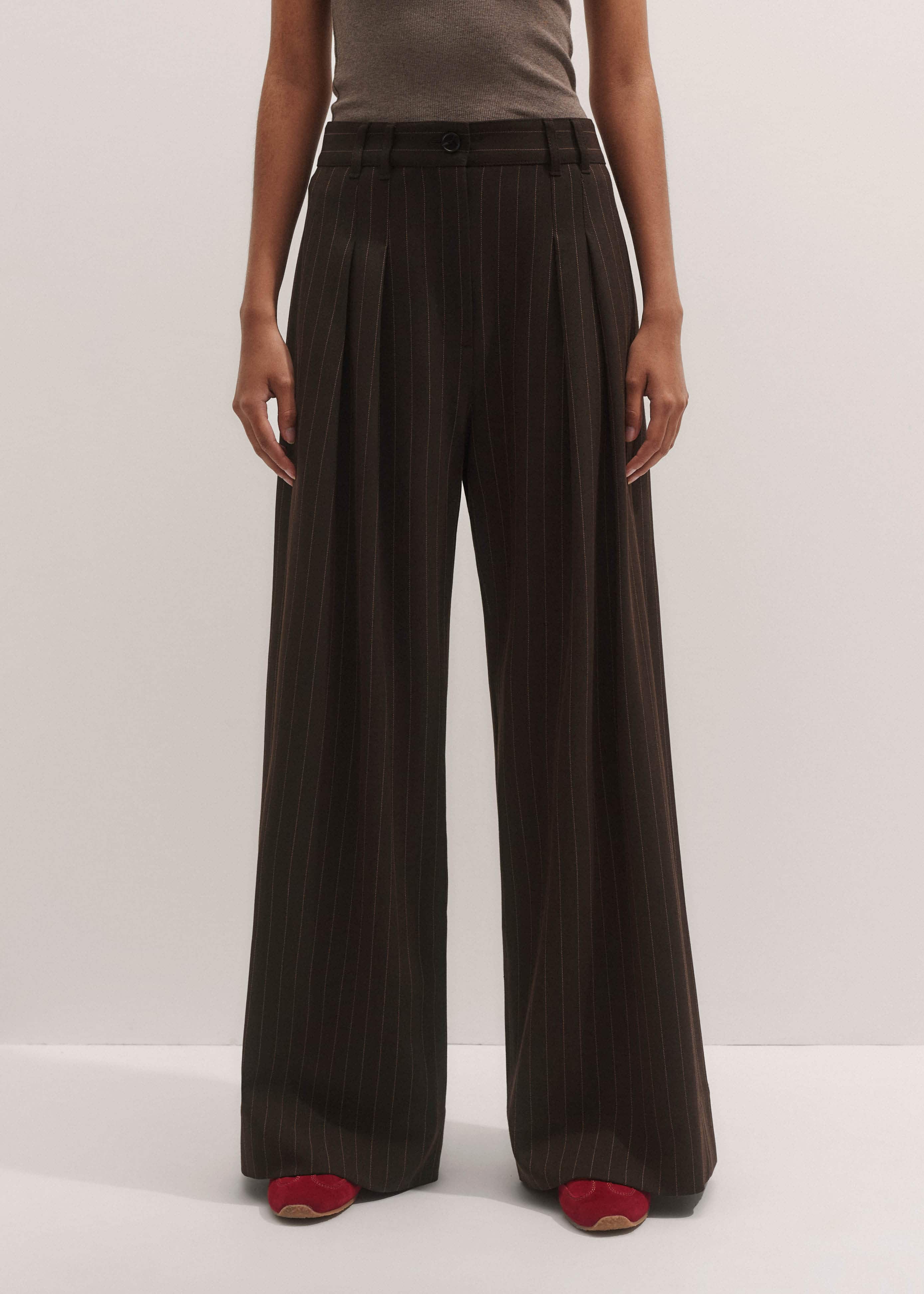 Brown Wide-Leg Pant meandem