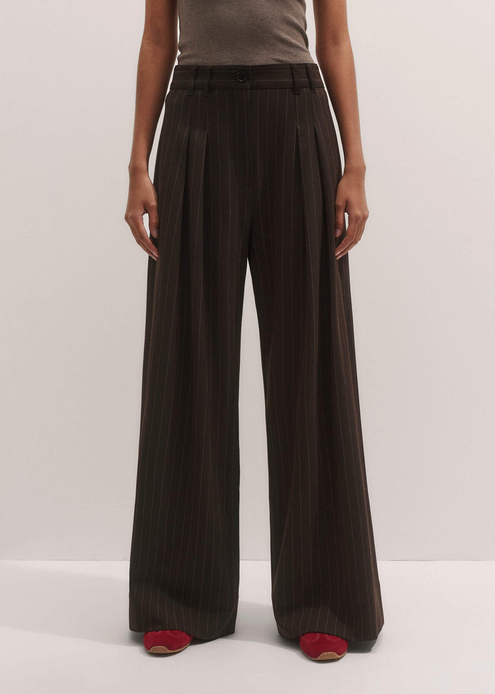 Brown Wide-Leg Pant meandem