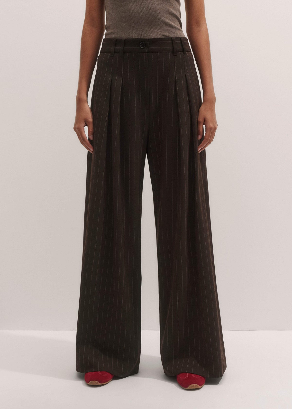 Brown Wide-Leg Pant meandem