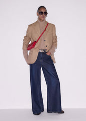 Dark Blue Rinse Wash Ultimate Wide-Leg Jean meandem