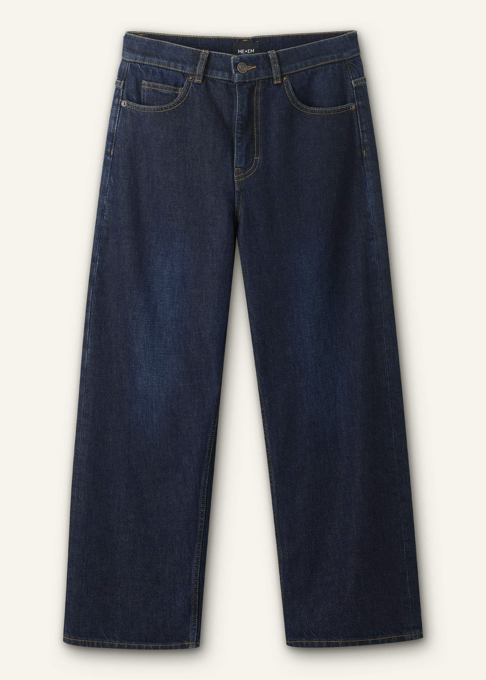 Dark Blue Straight Crop Jean meandem