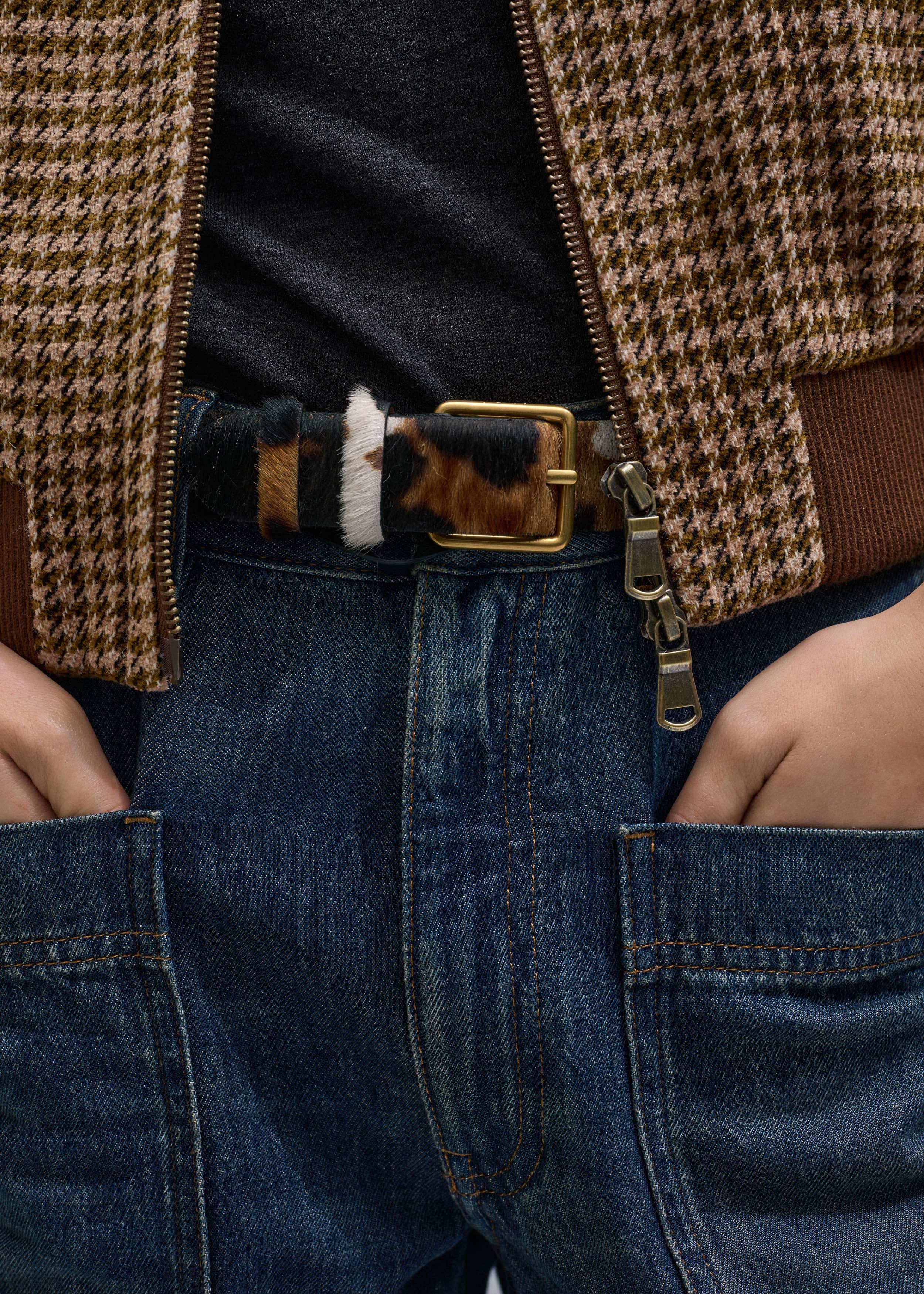 Blue Patch Pocket Baggy Jean meandem