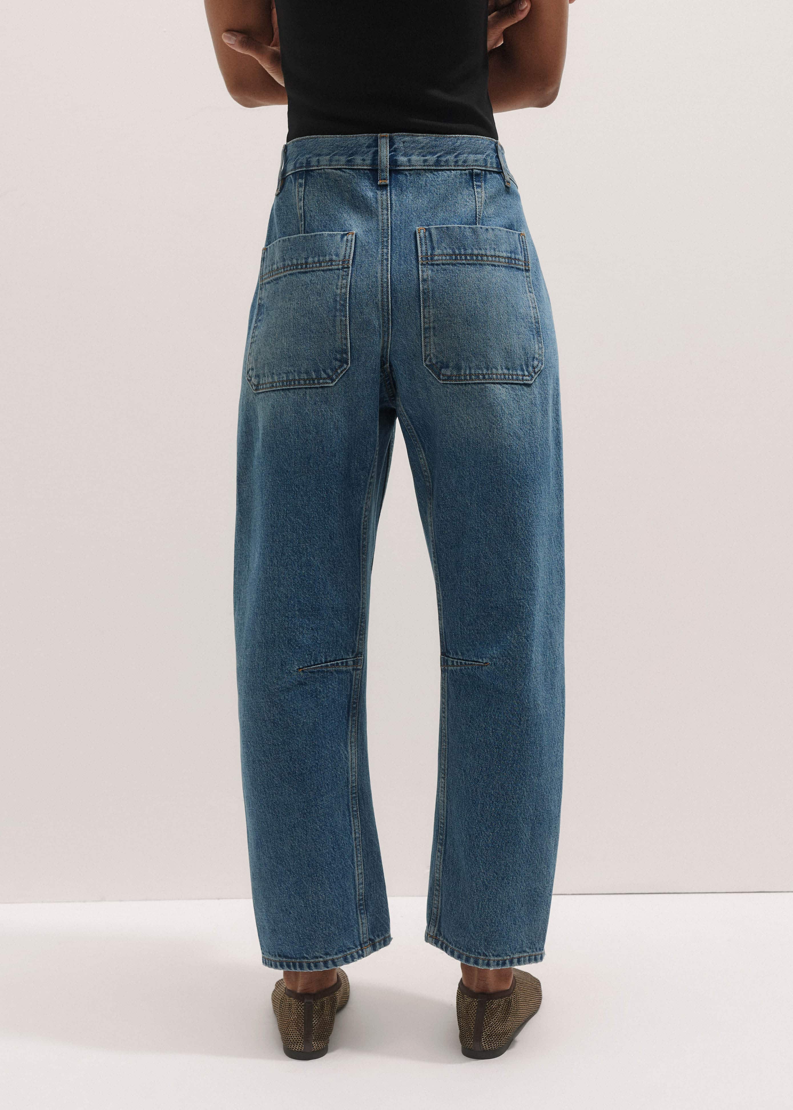 Blue Engineered Jean meandem