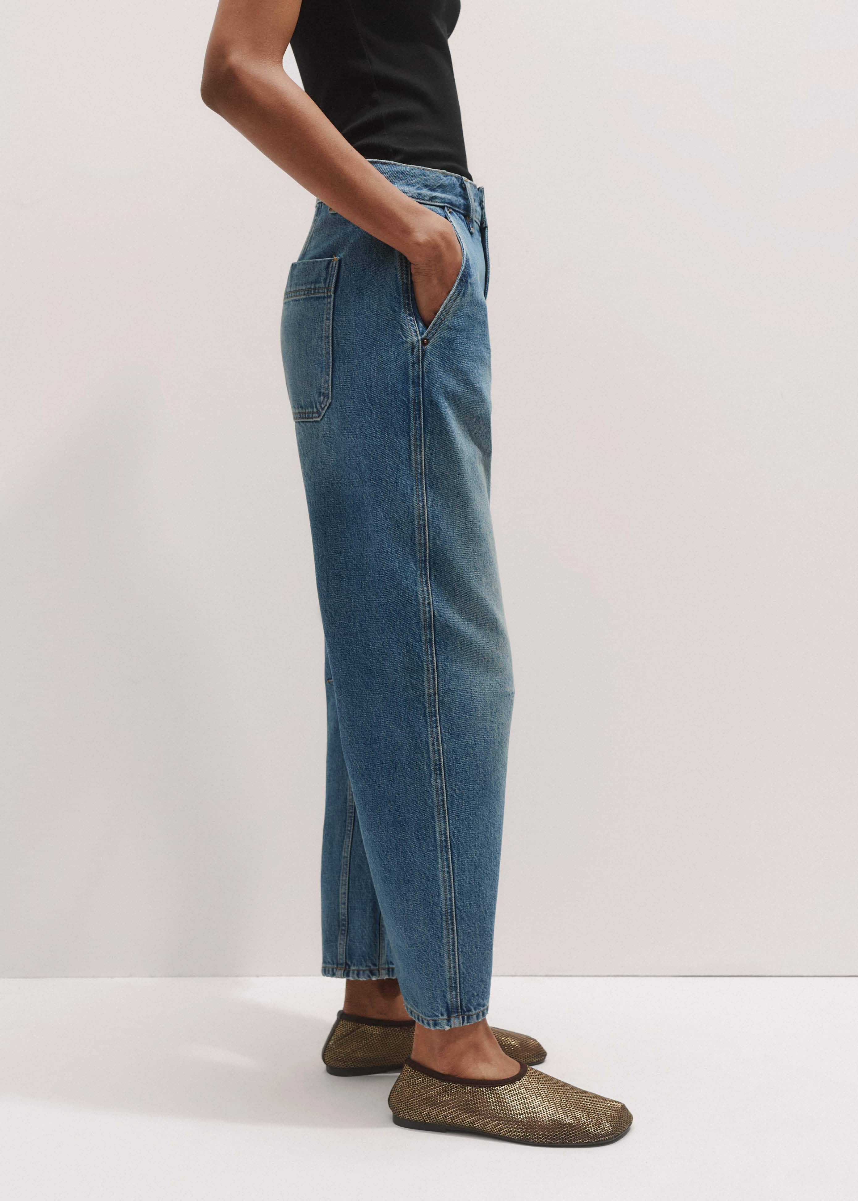 Blue Engineered Jean meandem