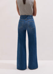Blue Super Flare Wide Jean meandem