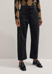 Black Patch Pocket Engineered Jean meandem