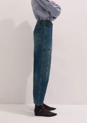 Blue Patch Pocket Engineered Jean meandem