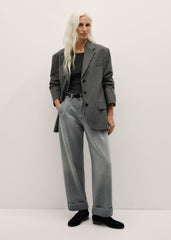 Gray Clever Jean meandem