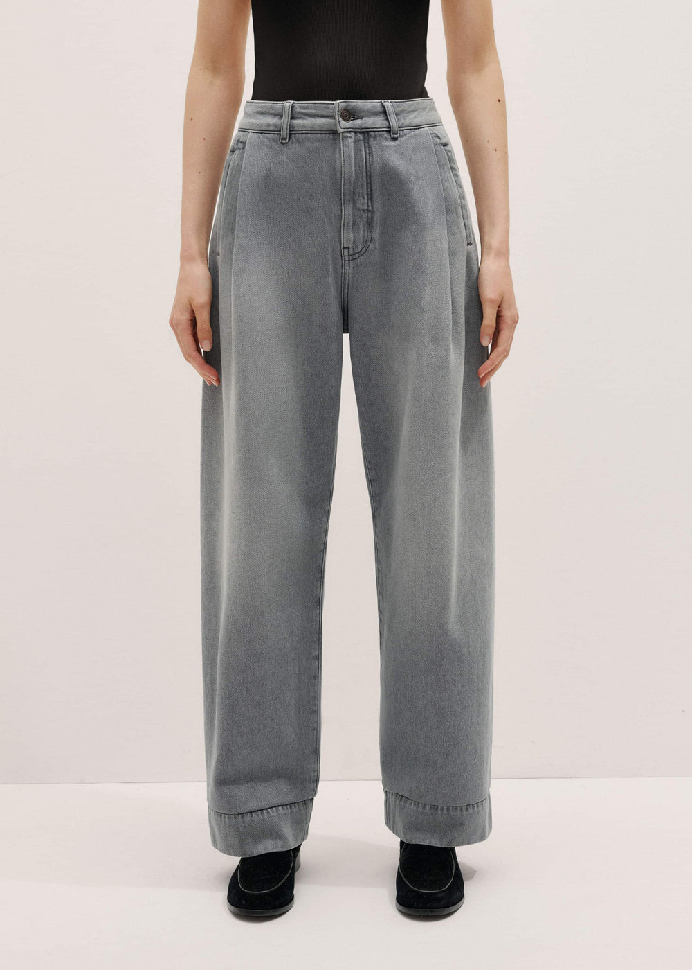 Gray Clever Jean meandem