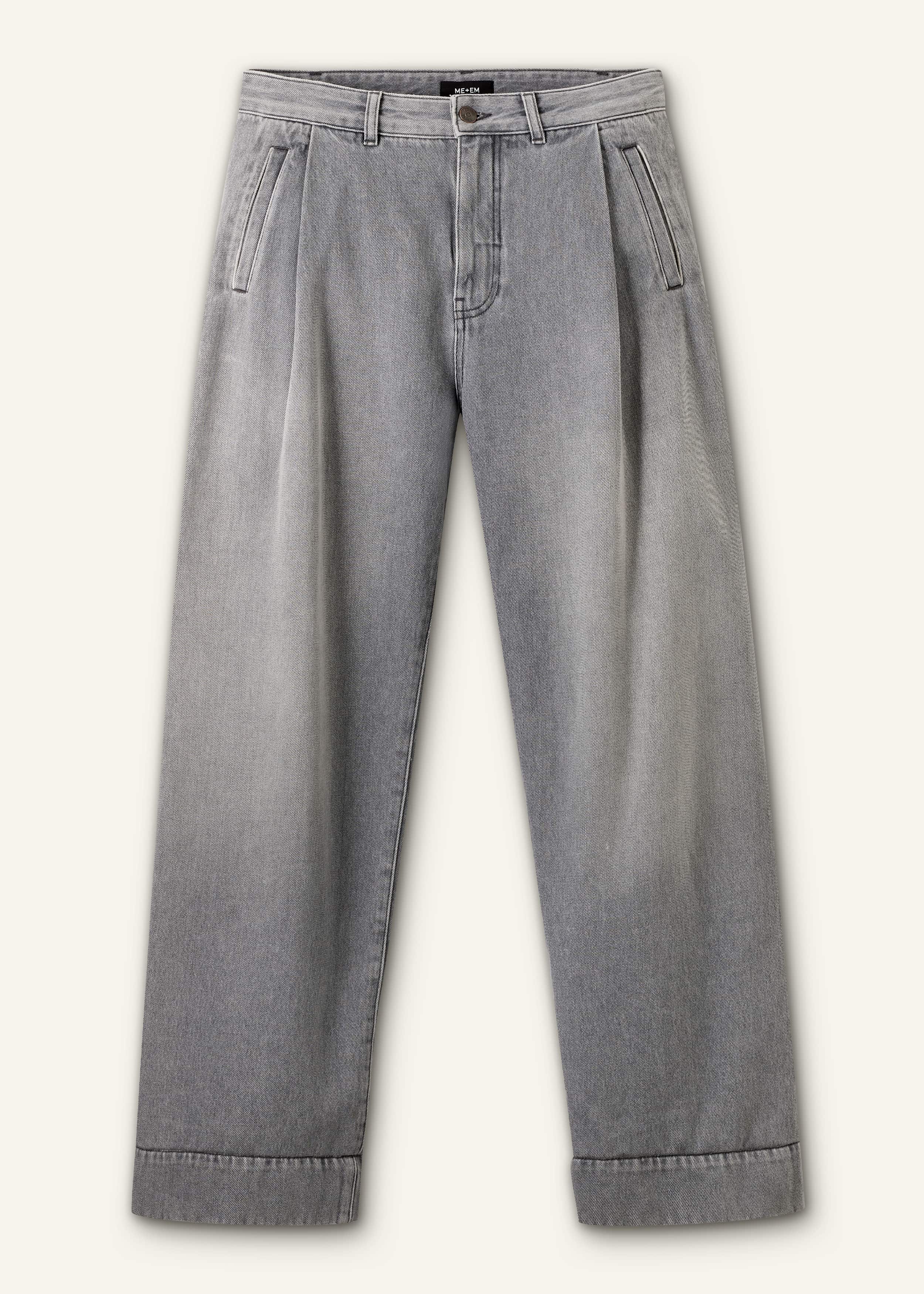 Gray Clever Jean meandem