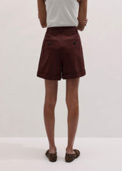 Cinnamon Brown Tailored Summer Short meandem