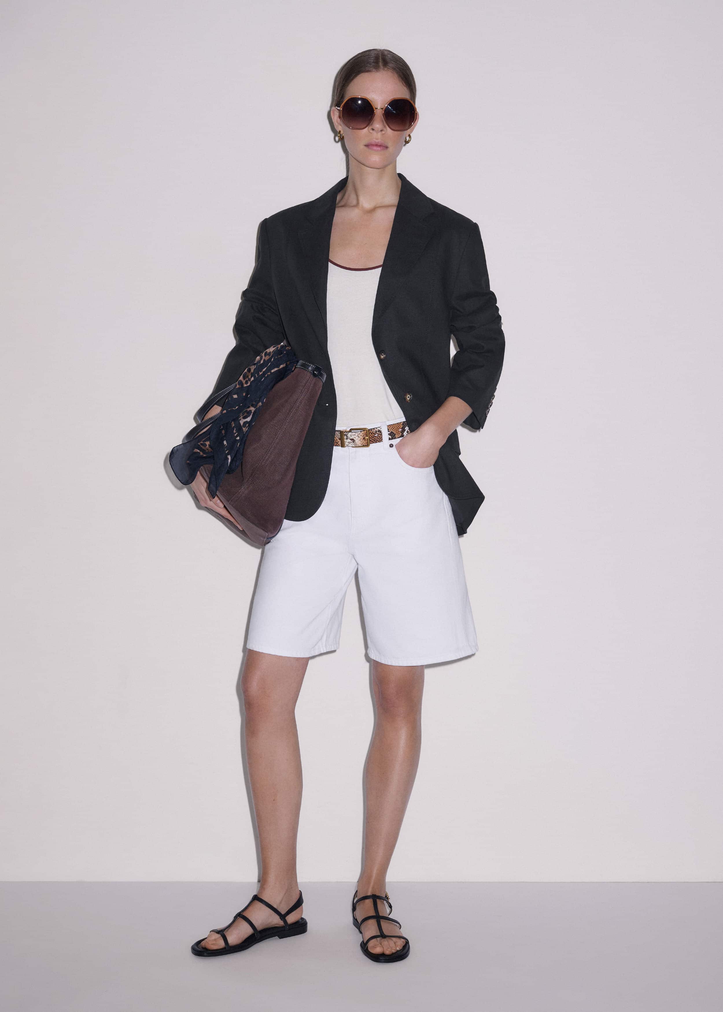 White Bermuda Short meandem