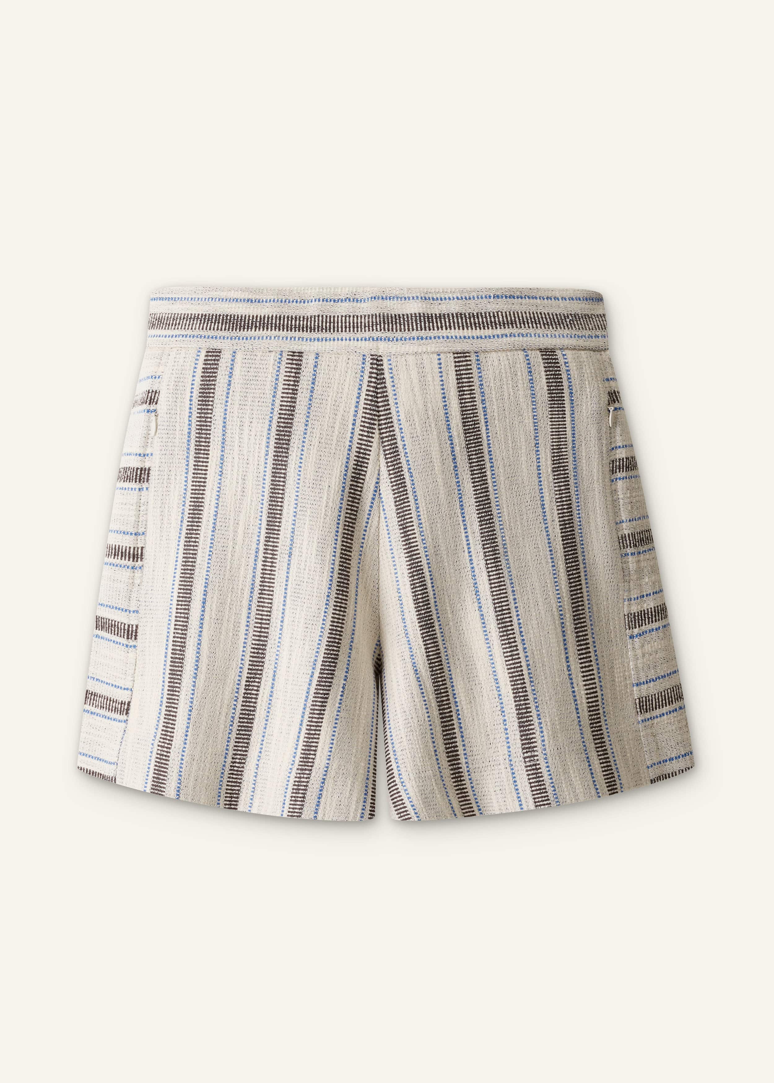 Cream Stripe Short meandem