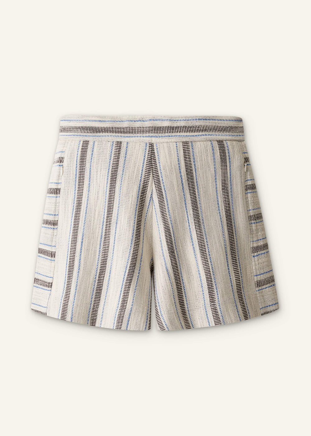 Cream Stripe Short meandem