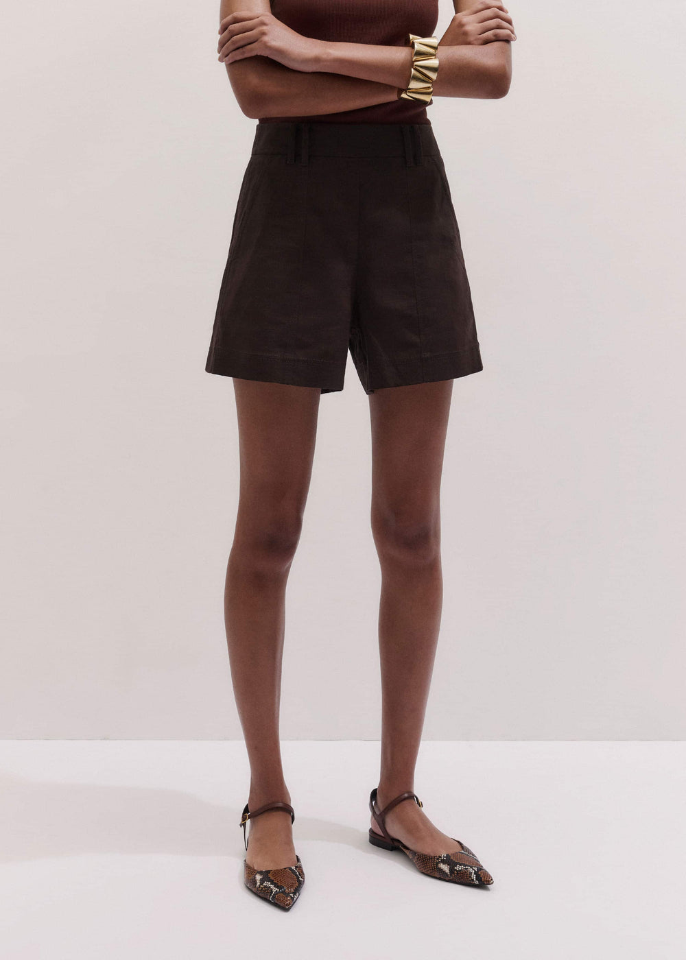 Brown Easy Summer Short meandem